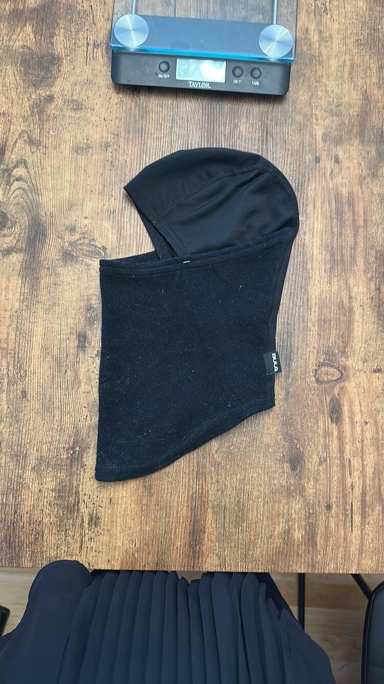 Bula Black Fleece Hinge Balaclava Ski Mask